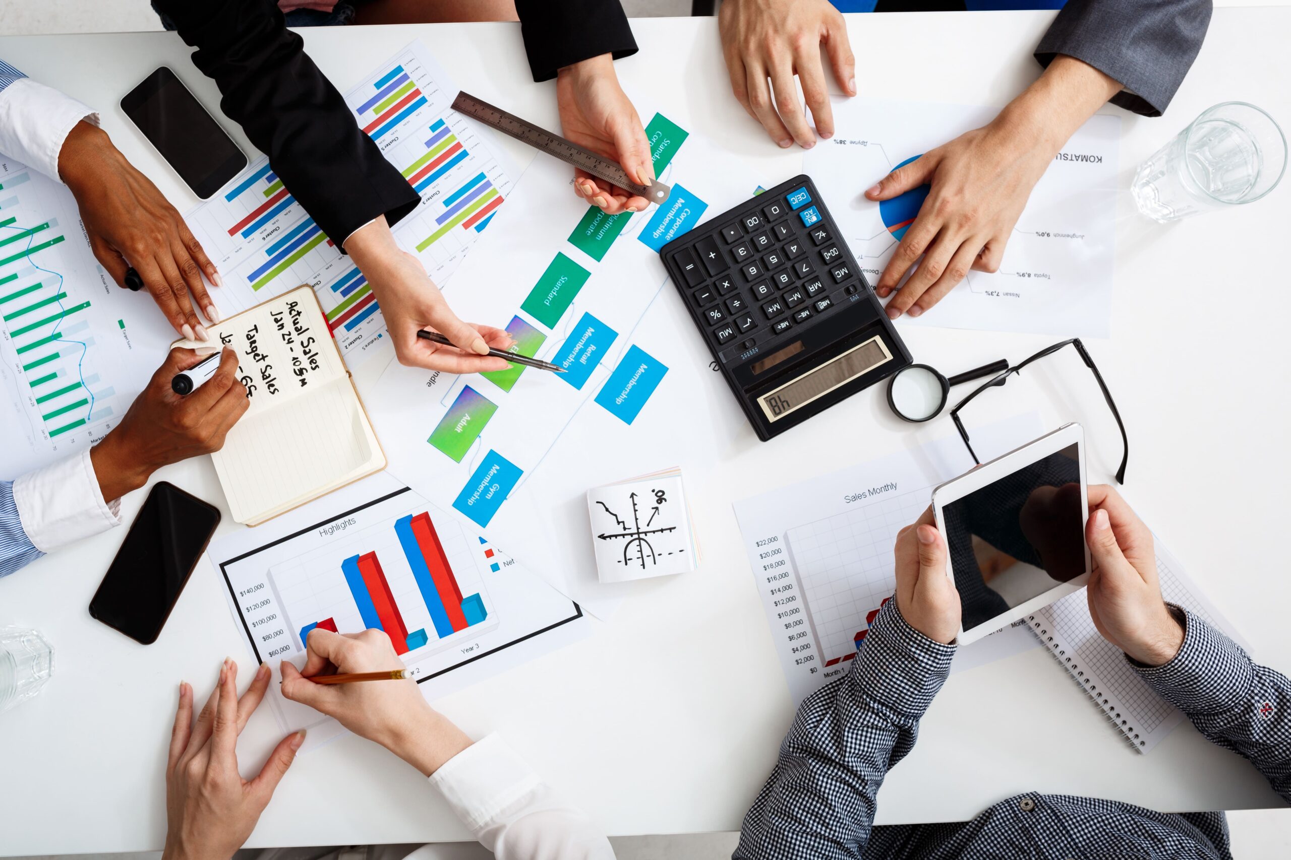 Corporate Tax Discussion amongst tax team